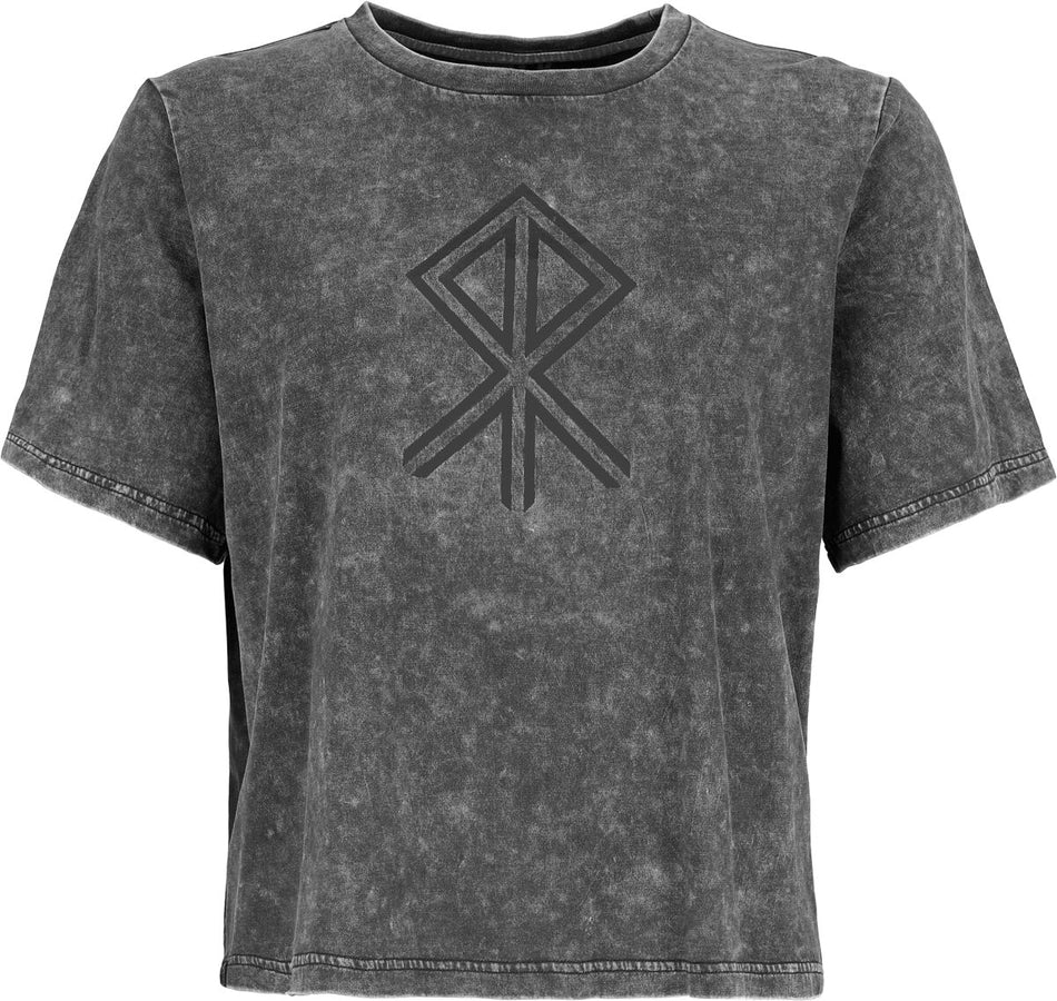 T-Shirt Manches courtes  de Black Premium by EMP - Pagan Roots Courage Rune - S à XL - pour Femme - noir - Black Premium by EMP