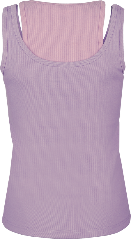 Top  de Full Volume by EMP - Creepy Pastels - Haut 2-en-1 - S à XXL - pour Femme - lilas - Full Volume by EMP - View 2