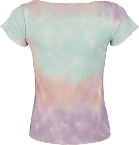 T-Shirt Manches courtes  de Full Volume by EMP - Creepy Pastels - Haut Dégradé - S à XXL - pour Femme - multicolore - Full Volume by EMP - View 2