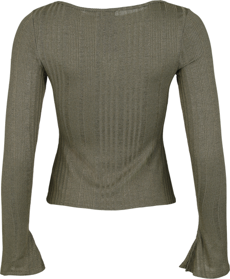 T-shirt manches longues  de Killstar - Forest Fable - Ethereal Forest - Haut - XS à XXL - pour Femme - kaki - Killstar - View 2