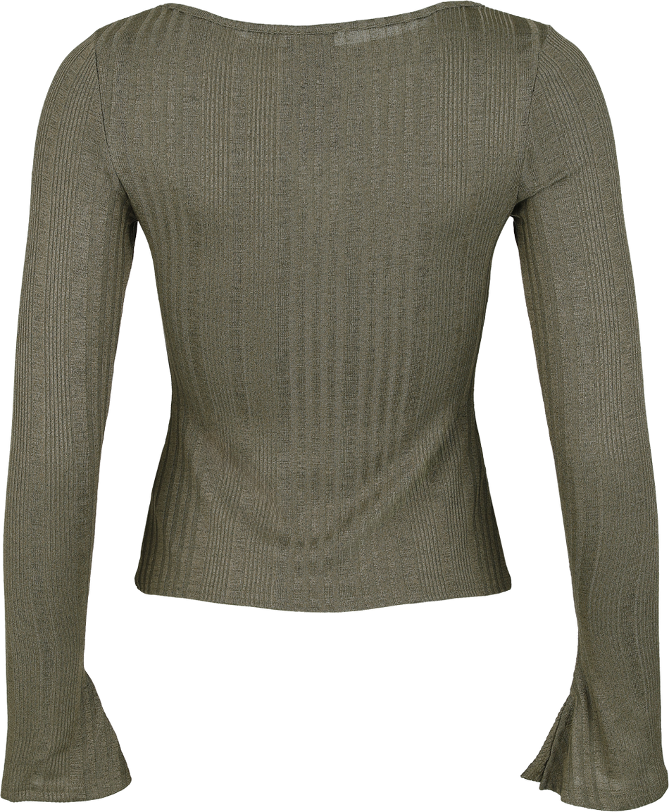 T-shirt manches longues  de Killstar - Forest Fable - Ethereal Forest - Haut - XS à XXL - pour Femme - kaki - Killstar - View 2