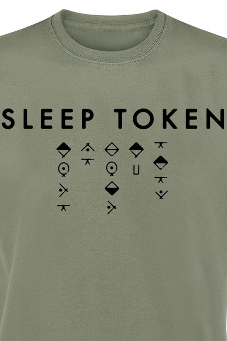 T-Shirt Manches courtes  de Sleep Token - Alphabet 2 - S à 4XL - pour Homme - vert - Sleep Token - View 2