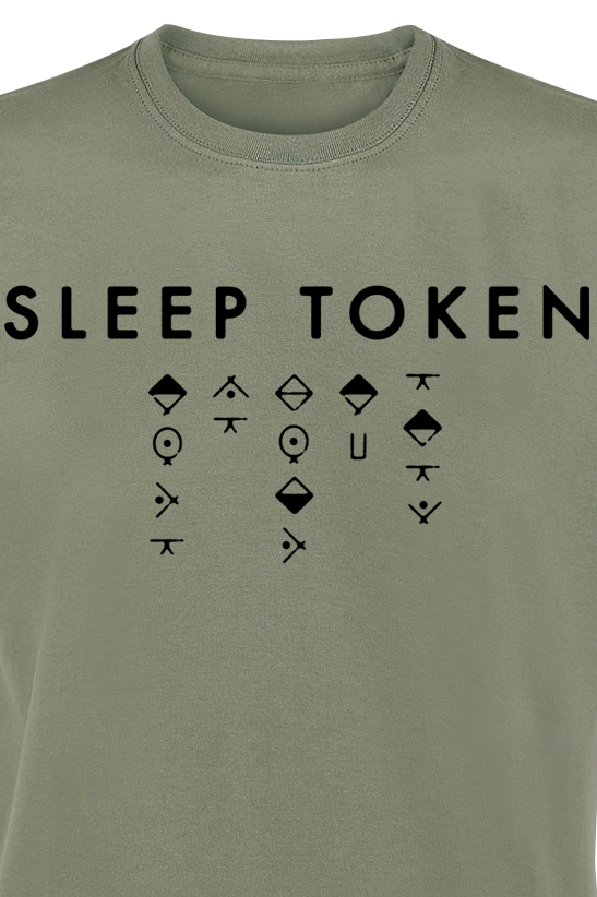 T-Shirt Manches courtes  de Sleep Token - Alphabet 2 - S à 4XL - pour Homme - vert - Sleep Token - View 2