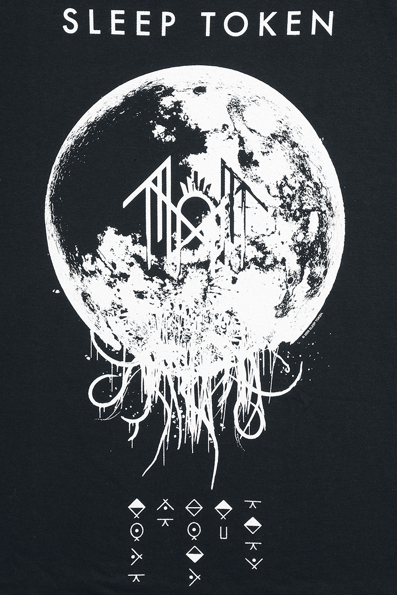 Top  de Sleep Token - Moon - S à XXL - pour Femme - noir - Sleep Token - View 2