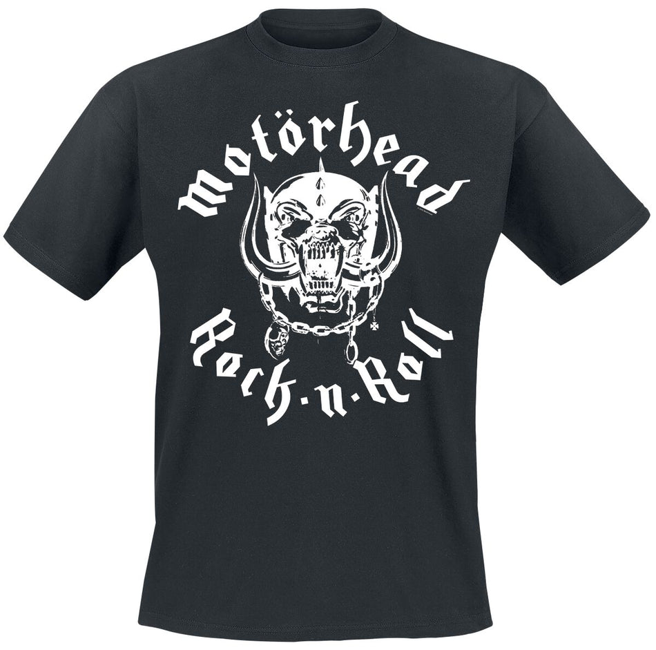 T-Shirt Manches courtes  de Motörhead - Rock 'n' Roll Lyrics - S à 4XL - pour Homme - noir - Motörhead