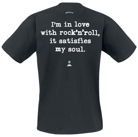T-Shirt Manches courtes  de Motörhead - Rock 'n' Roll Lyrics - S à 4XL - pour Homme - noir - Motörhead - View 2