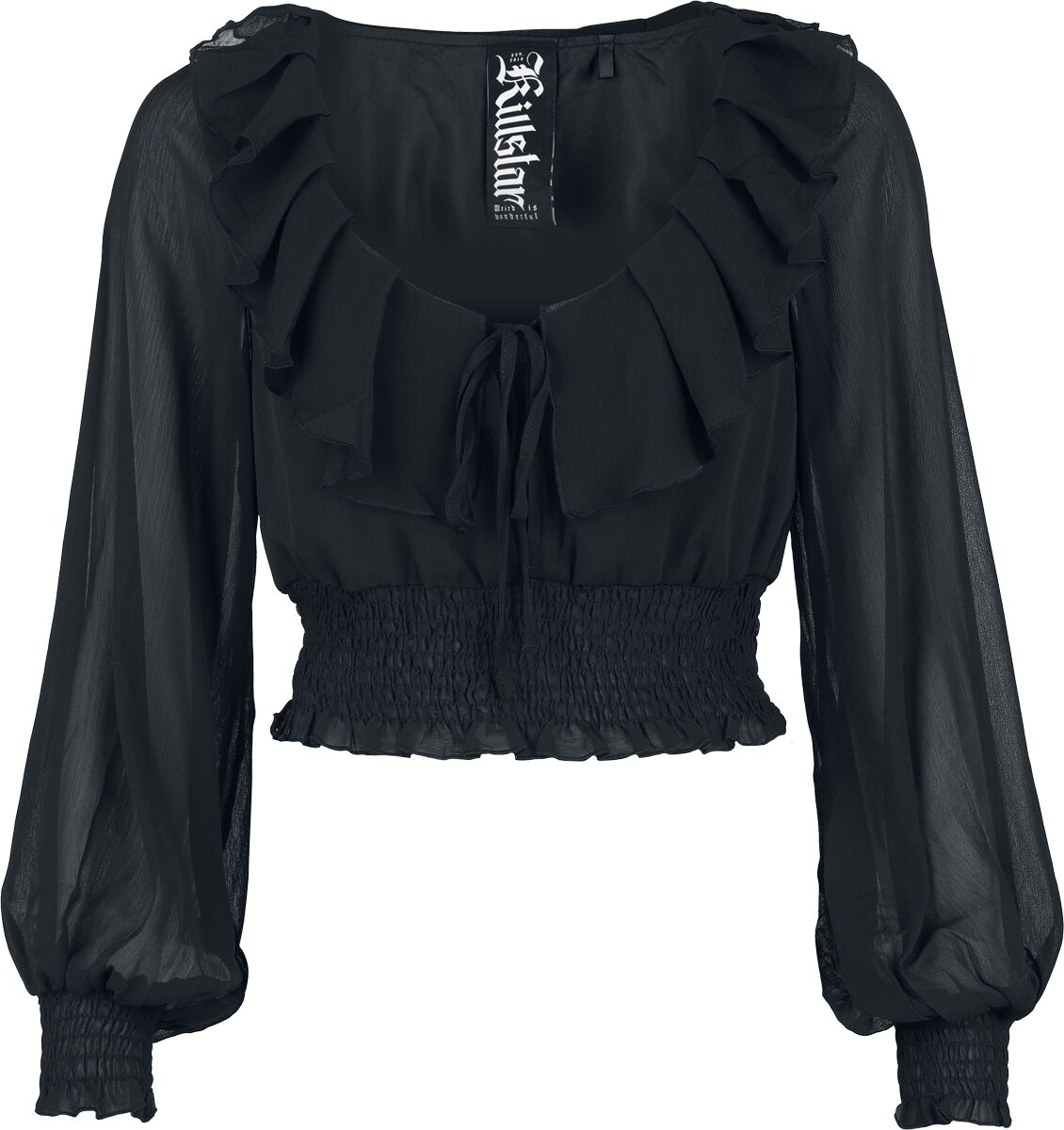 Chemisier Gothic de Killstar - Forest Fable - Duskwillow - Blouse - XS à XXL - pour Femme - noir - Killstar