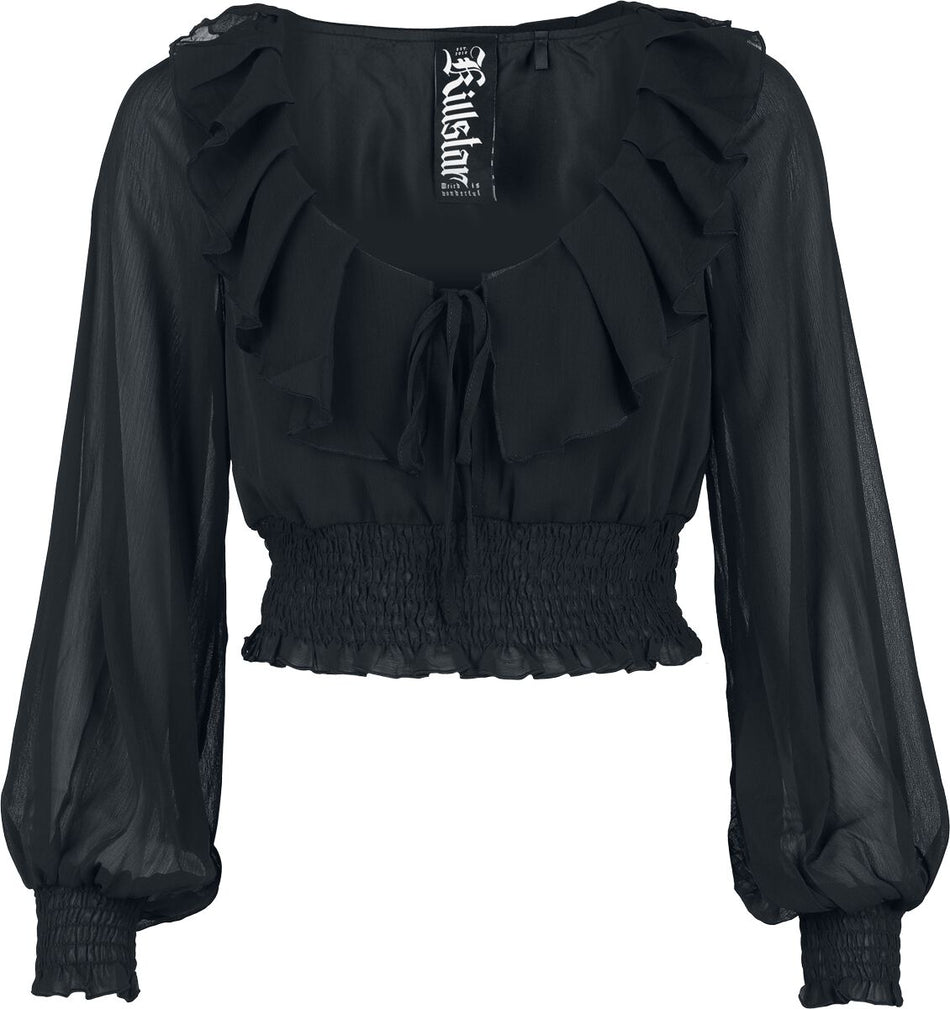 Chemisier Gothic de Killstar - Forest Fable - Duskwillow - Blouse - XS à 4XL - pour Femme - noir - Killstar
