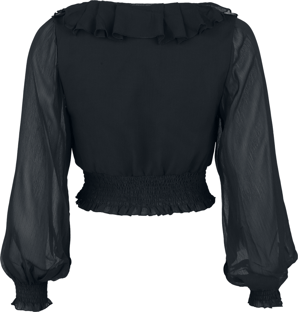 Chemisier Gothic de Killstar - Forest Fable - Duskwillow - Blouse - XS à XXL - pour Femme - noir - Killstar - View 2