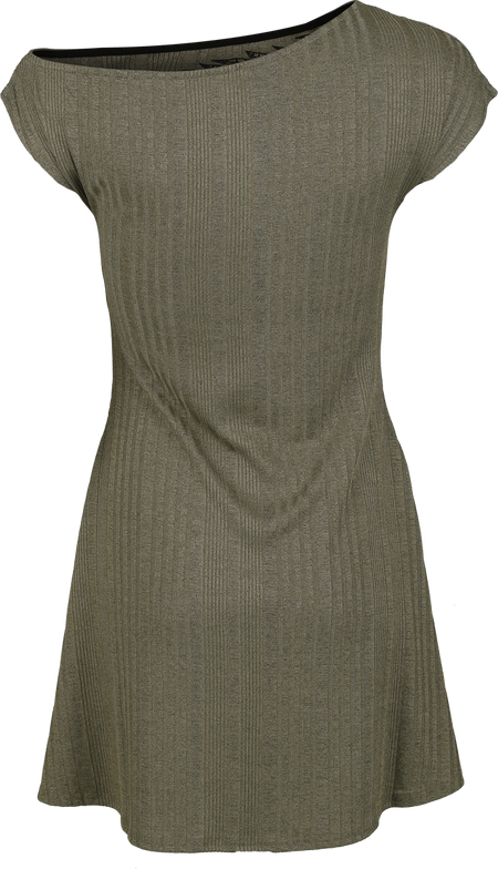 Robe courte Gothic de Killstar - Forest Fable - Ethereal Forest - Robe Courte - XS à XXL - pour Femme - kaki - Killstar - View 2