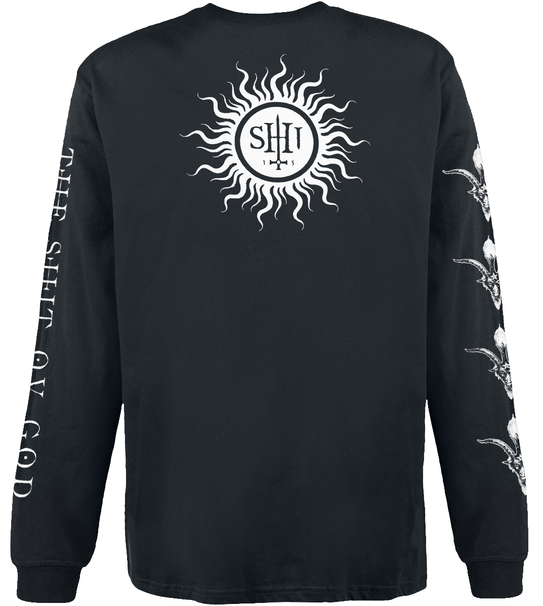 T-shirt manches longues  de Behemoth - Hail Satan - The Unholy Trinity Tour 2025 - S à M - pour Homme - noir - Behemoth - View 2