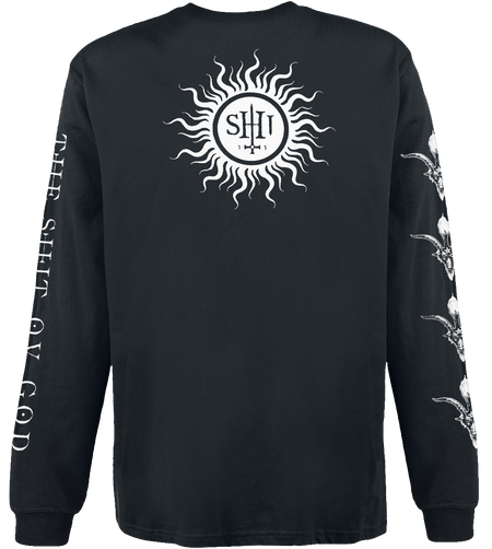 T-shirt manches longues  de Behemoth - Hail Satan - The Unholy Trinity Tour 2025 - S à M - pour Homme - noir - Behemoth - View 2