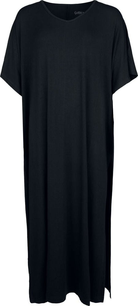 Robe mi-longue Gothic de Gothicana by EMP - Corporate Goth - S à XXL - pour Femme - noir - Gothicana by EMP