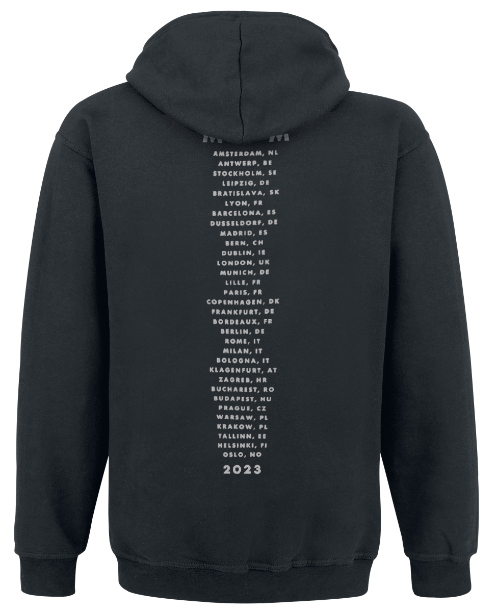 Sweat-shirt à capuche  de Depeche Mode - Alley Photo - S à XL - pour Homme - noir - Depeche Mode - View 2