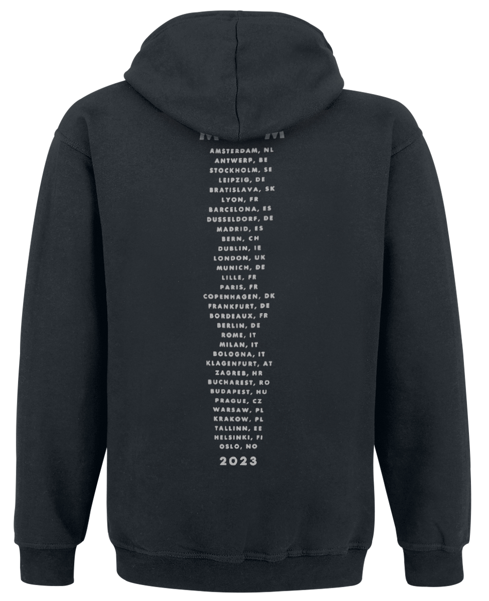 Sweat-shirt à capuche  de Depeche Mode - Alley Photo - S à XL - pour Homme - noir - Depeche Mode - View 2