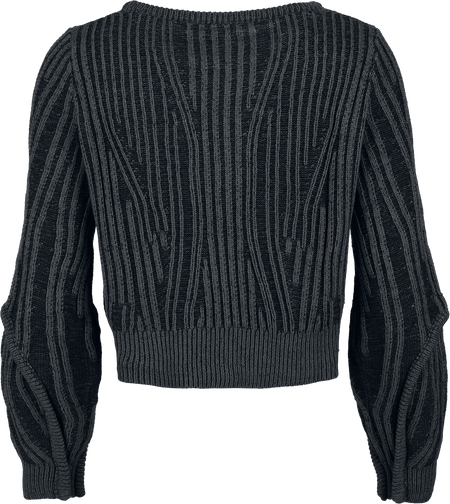 Sweat-shirt Gothic de Killstar - Forest Fable - Thorned Woods - Pull - S à 4XL - pour Femme - noir - Killstar - View 2