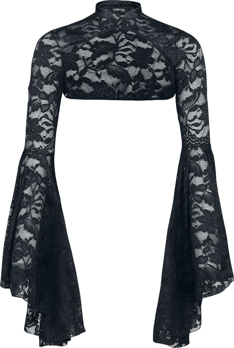 Boléro Gothic de Gothicana by EMP - Dark Romance - S à XXL - pour Femme - noir - Gothicana by EMP