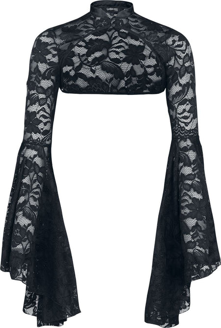 Boléro Gothic de Gothicana by EMP - Dark Romance - S à XXL - pour Femme - noir - Gothicana by EMP