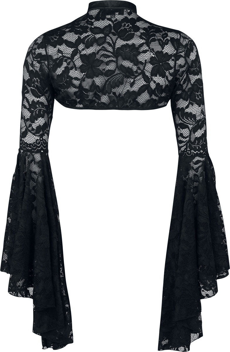 Boléro Gothic de Gothicana by EMP - Dark Romance - S à XXL - pour Femme - noir - Gothicana by EMP - View 2