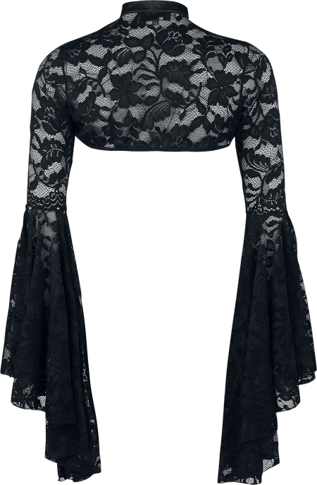 Boléro Gothic de Gothicana by EMP - Dark Romance - S à XXL - pour Femme - noir - Gothicana by EMP - View 2