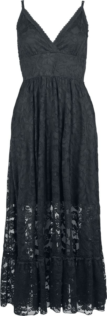 Robe longue Gothic de Gothicana by EMP - Dark Romance - S à XXL - pour Femme - noir - Gothicana by EMP