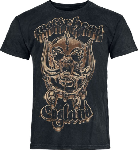 T-Shirt Manches courtes  de Motörhead - 50th Gold Warpig - S à 4XL - pour Homme - anthracite - Motörhead