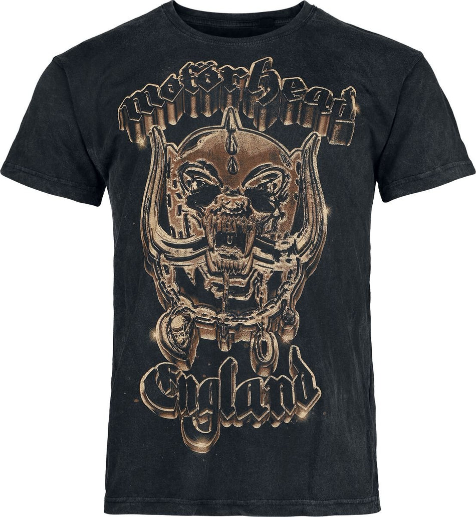 T-Shirt Manches courtes  de Motörhead - 50th Gold Warpig - S à 4XL - pour Homme - anthracite - Motörhead