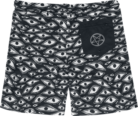 Short de bain Gothic de Gothicana by EMP - The Void - S à XXL - pour Homme - noir - Gothicana by EMP - View 2