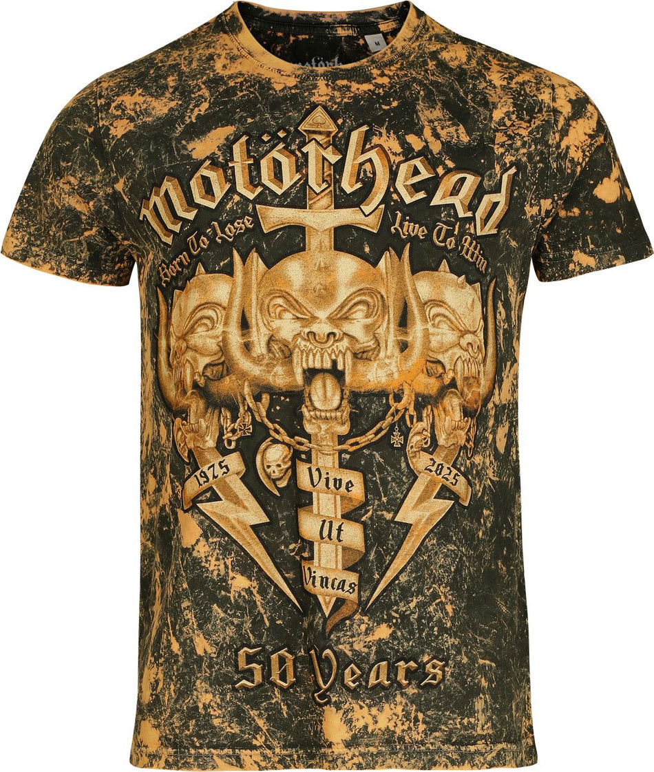 T-Shirt Manches courtes  de Motörhead - Core 50th - S à L - pour Homme - multicolore - Motörhead