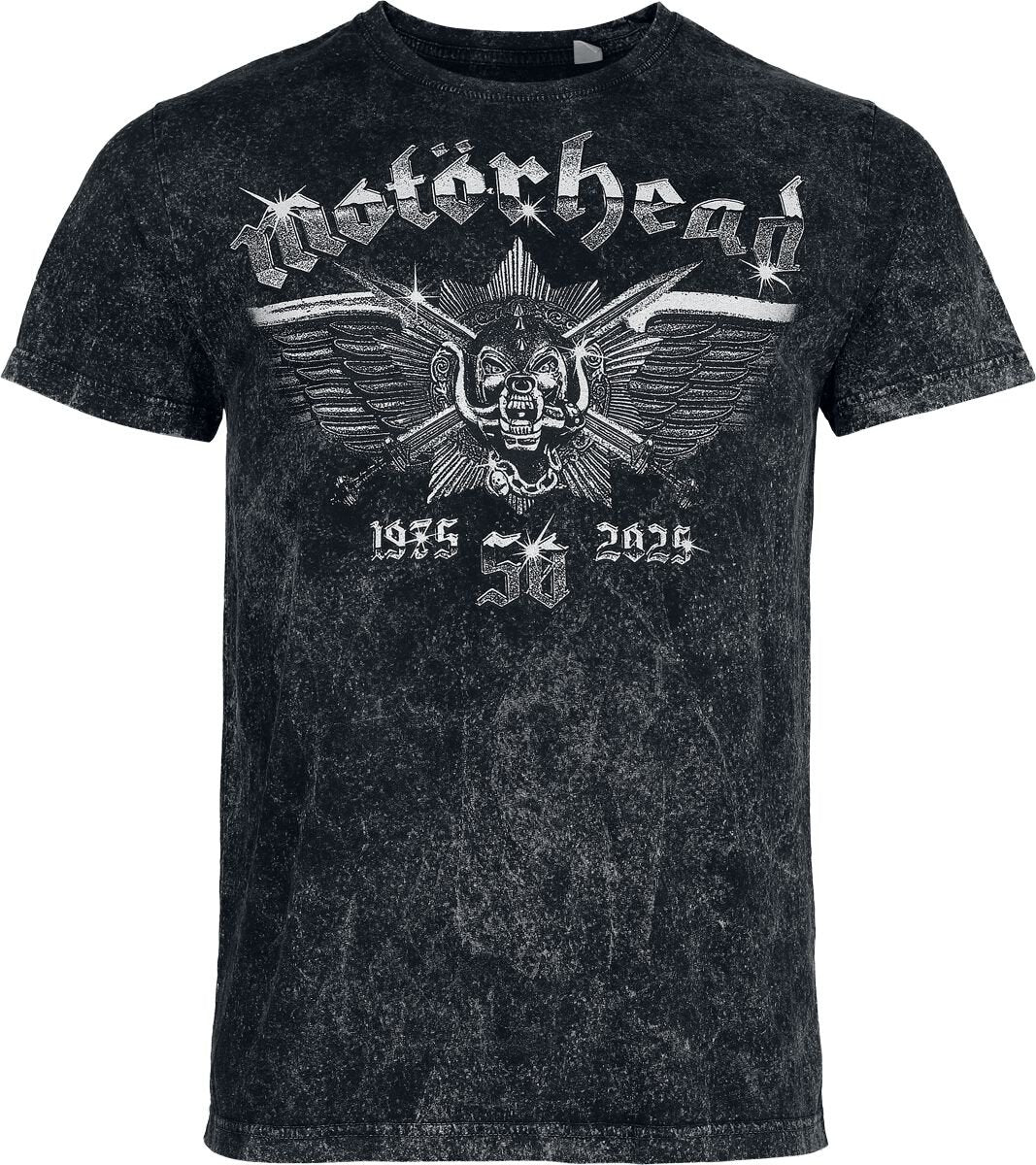 T-Shirt Manches courtes  de Motörhead - Wings - S à M - pour Homme - anthracite - Motörhead