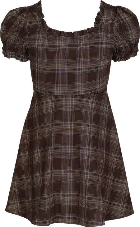 Robe courte Gothic de Killstar - Nocturne Nights - Morning Meadow - Robe - XS à 3XL - pour Femme - marron - Killstar - View 2