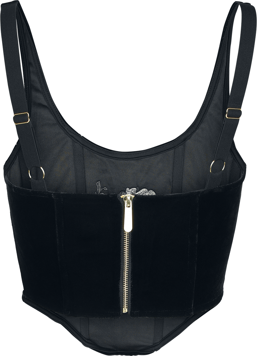 Corset Gothic de Killstar - Nocturne Nights - Ravens Rose - Corset - XS à 4XL - pour Femme - noir - Killstar - View 2