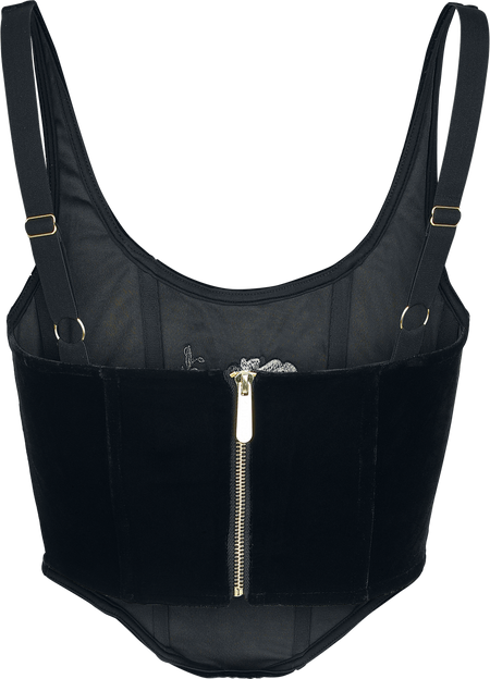 Corset Gothic de Killstar - Nocturne Nights - Ravens Rose - Corset - XS à 4XL - pour Femme - noir - Killstar - View 2