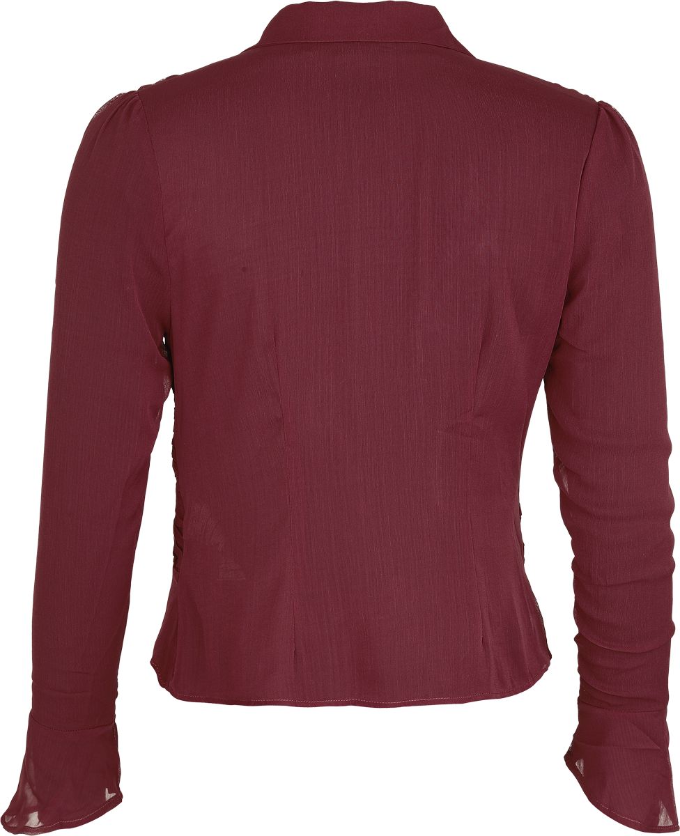 Chemisier Gothic de Killstar - Nocturne Nights - Evermore Eclipse - Chemise - XS à XXL - pour Femme - marron - Killstar - View 2