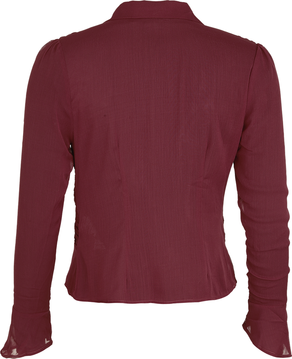 Chemisier Gothic de Killstar - Nocturne Nights - Evermore Eclipse - Chemise - XS à XXL - pour Femme - marron - Killstar - View 2