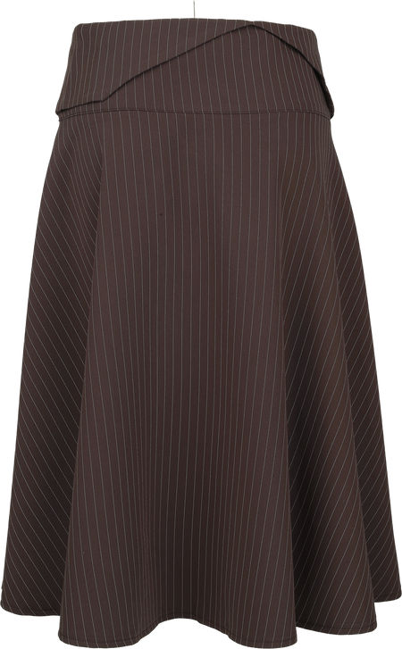 Jupe mi-longue Gothic de Killstar - Nocturne Nights - Midnight Gaze - Jupe Mi-Longue - XS à 3XL - pour Femme - marron - Killstar - View 2