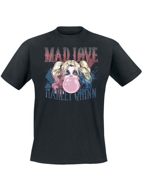 T-Shirt Manches courtes  de Batman - Harley Quinn - Mad Love - S à 5XL - pour Homme - noir - Batman