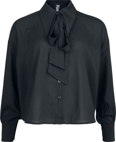 Chemisier Gothic de Killstar - Nocturne Nights - Ivory'S Chorus - Chemise - XS à XXL - pour Femme - noir - Killstar