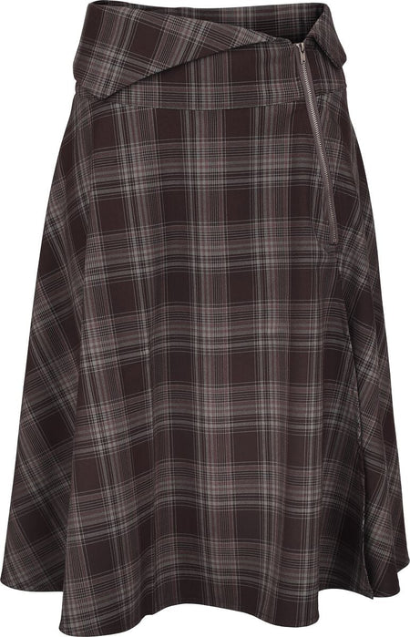 Jupe mi-longue Gothic de Killstar - Nocturne Nights - Morning Meadow - Jupe Mi-Longue - XS à 4XL - pour Femme - marron - Killstar