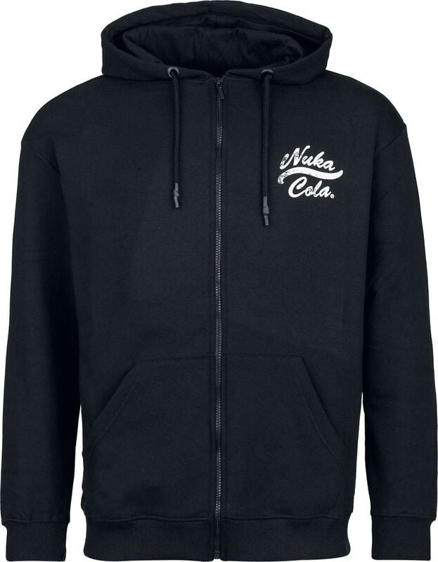 Sweat-shirt zippé à capuche Gaming de Fallout - Nuka Cola - S à XXL - pour Homme - noir - Fallout