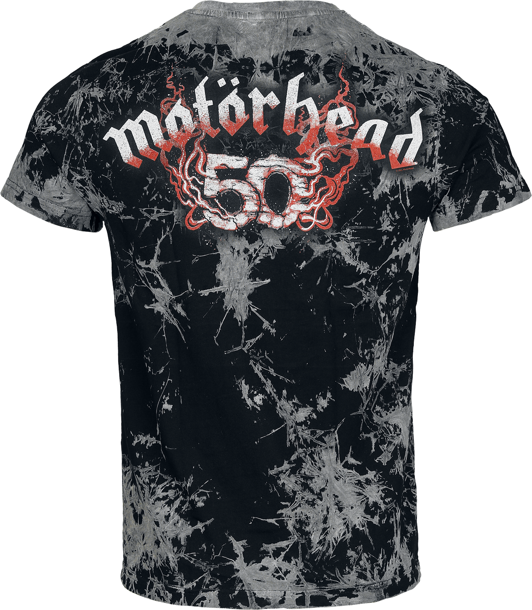 T-Shirt Manches courtes  de Motörhead - Warpig Flames - S à L - pour Homme - gris foncé - Motörhead - View 2