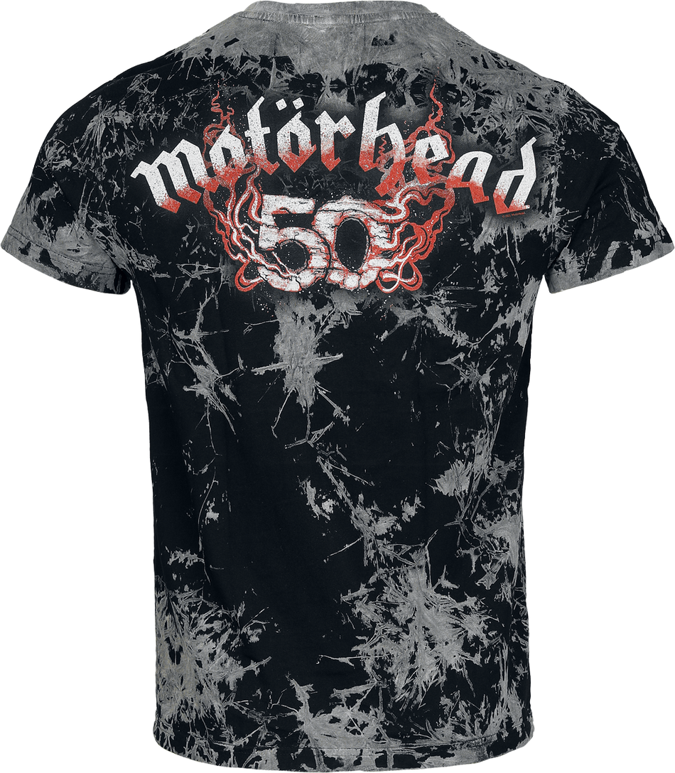 T-Shirt Manches courtes  de Motörhead - Warpig Flames - S à L - pour Homme - gris foncé - Motörhead - View 2