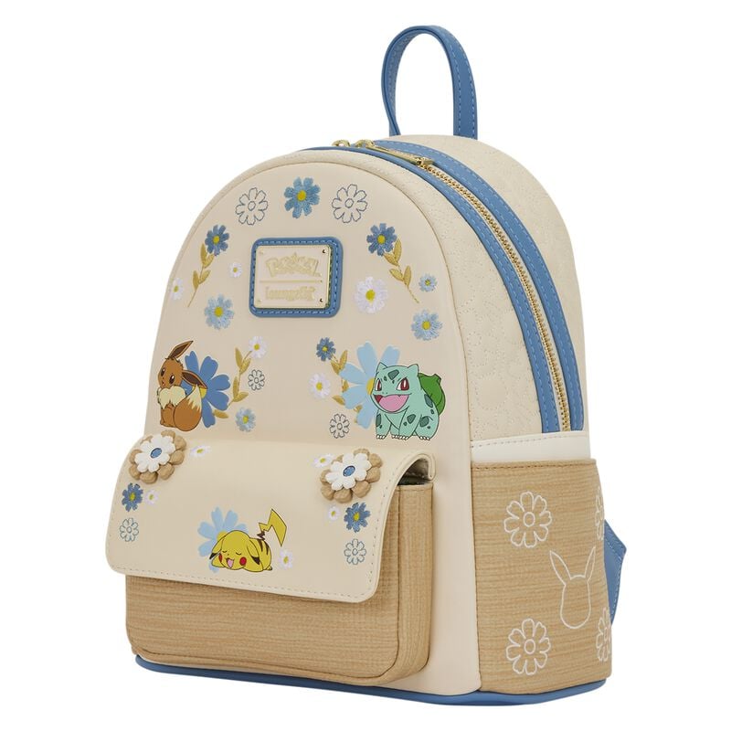 Mini Sac À Dos Gaming de Pokémon - Loungefly - Floral - pour Unisexe - multicolore - Pokémon