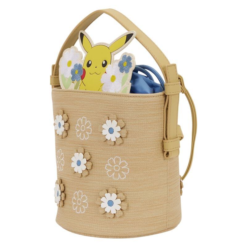 Sac à bandoulière Gaming de Pokémon - Loungefly - Floral Pikachu - pour Unisexe - multicolore - Pokémon