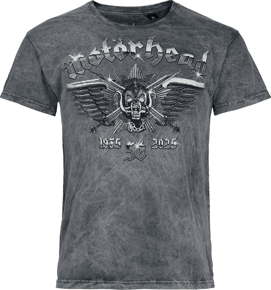 T-Shirt Manches courtes  de Motörhead - Wings Badge - S à 4XL - pour Homme - gris - Motörhead