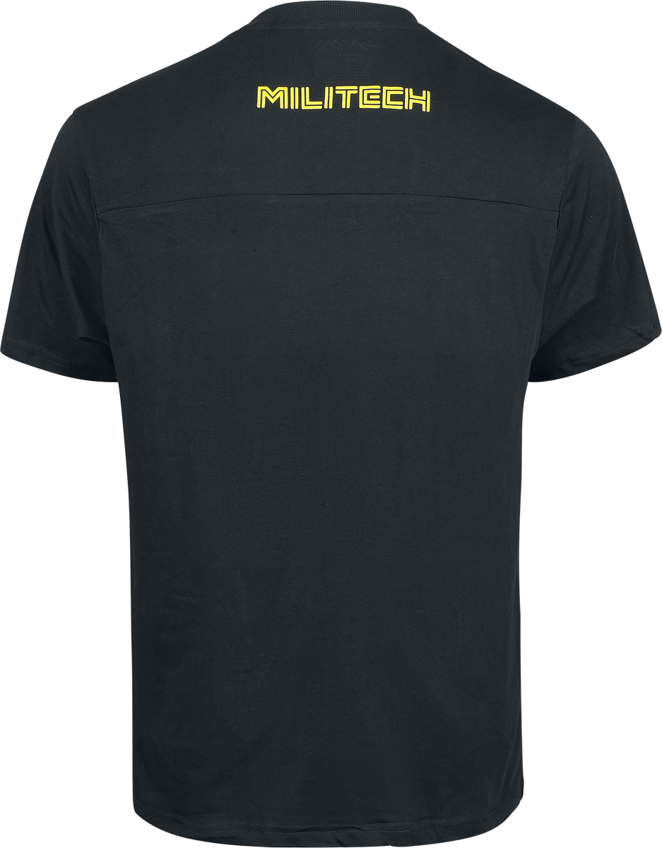 T-Shirt Manches courtes Gaming de Cyberpunk - V - S à XXL - pour Homme - noir - Cyberpunk - View 2