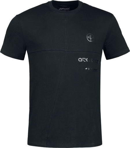 T-Shirt Manches courtes Gaming de Cyberpunk - Arasaka - S à XL - pour Homme - noir - Cyberpunk