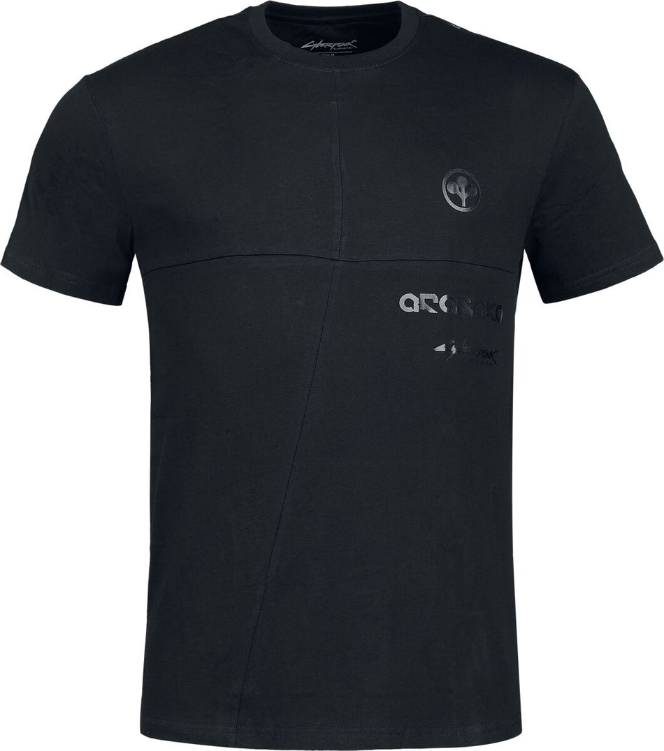 T-Shirt Manches courtes Gaming de Cyberpunk - Arasaka - S à XL - pour Homme - noir - Cyberpunk