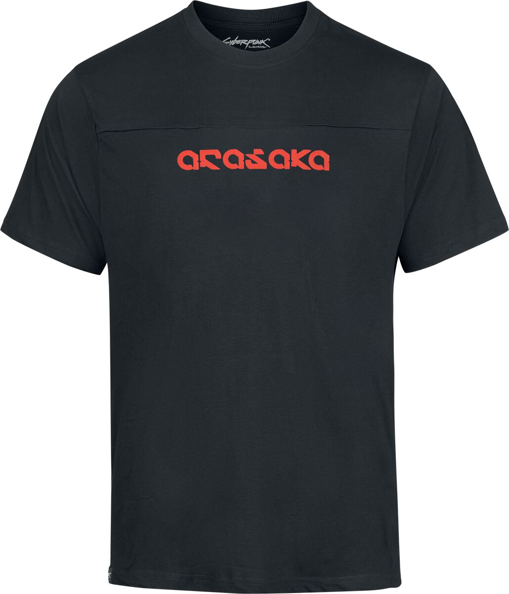 T-Shirt Manches courtes Gaming de Cyberpunk - Arasaka - S à XXL - pour Homme - noir - Cyberpunk