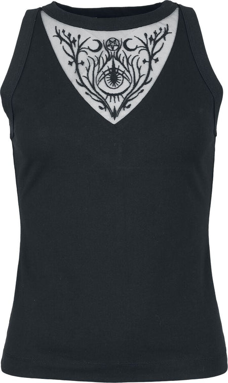Top Gothic de Gothicana by EMP - The Void - S à XXL - pour Femme - noir - Gothicana by EMP